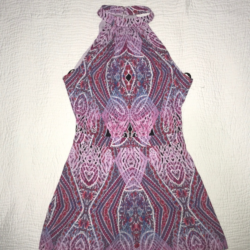 bebe patterned romper